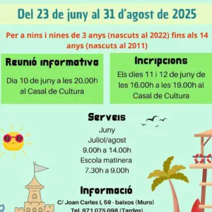 escola d'estiu Maria de la Salut